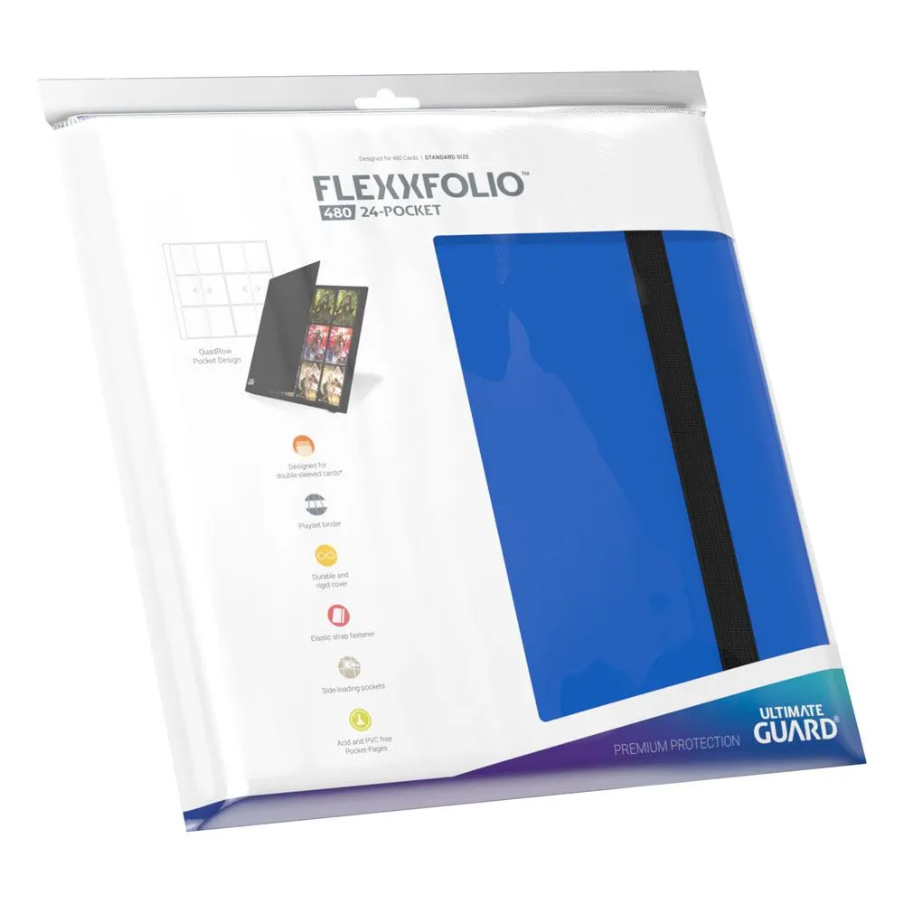 Ultimate Guard Flexxfolio (480 double-sleeved cards) 24-Pocket 70 x 94 mm - Blue